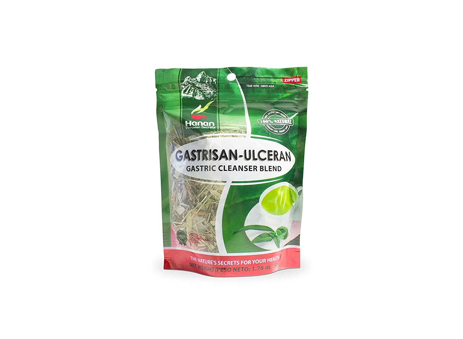 Hanan Peruvian Secrets Gastrisan-Ulceran Herbal Tea | 100% Natural Gastric Clean