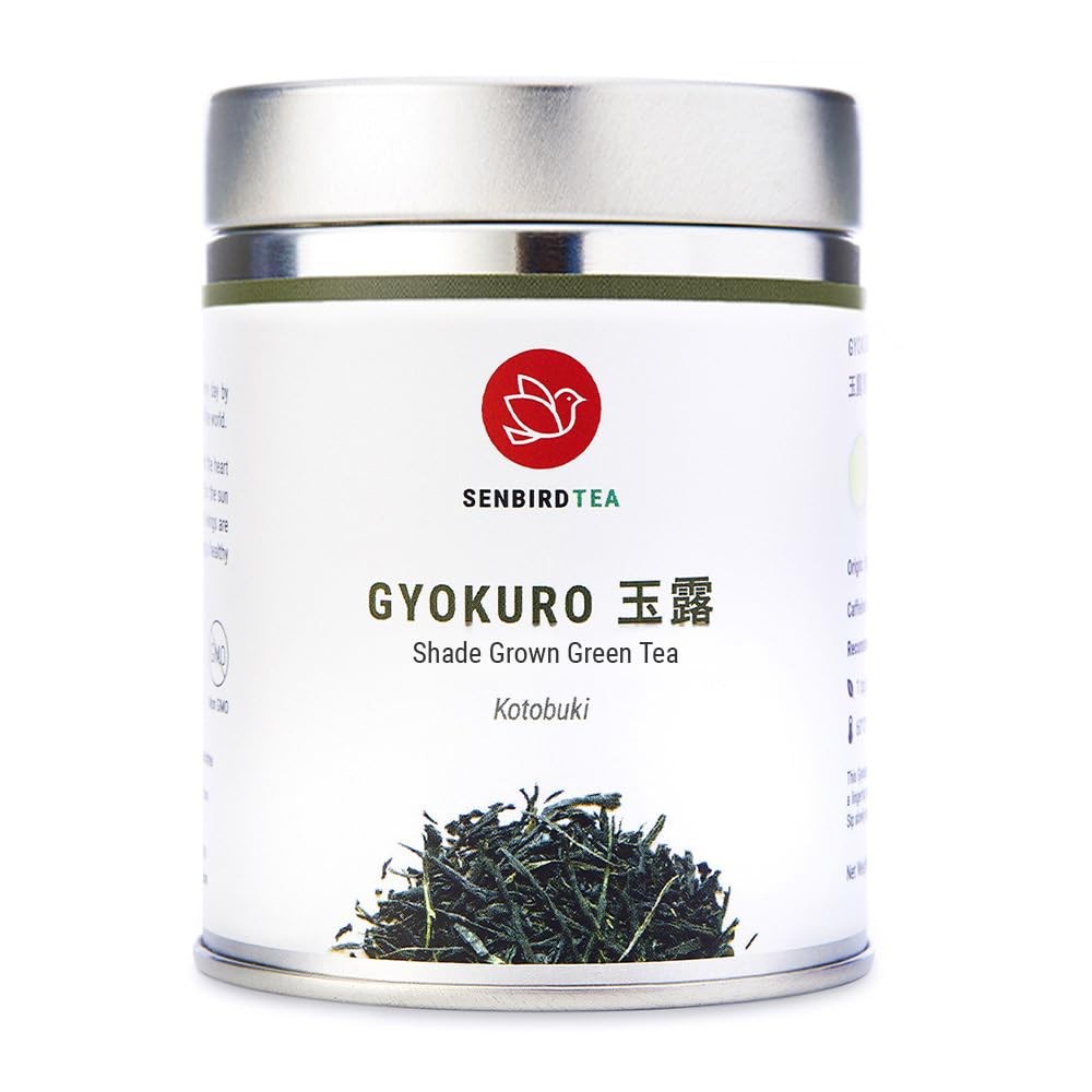 Senbird Premium Gyokuro, Japanese Shade Grown Green Tea – From Kyoto Japan – …