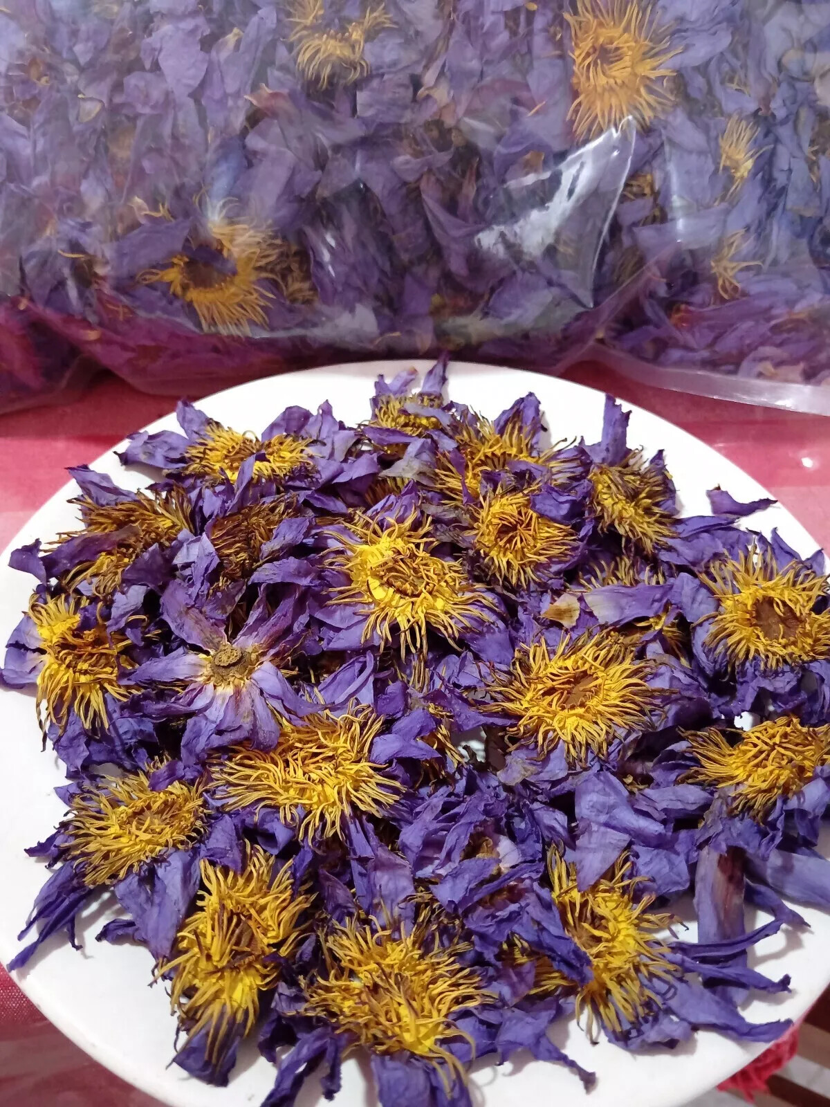 20g – 1000g Dried Blue Lotus Nymphaea caerulea 100% Organic Natural Puro Flowers