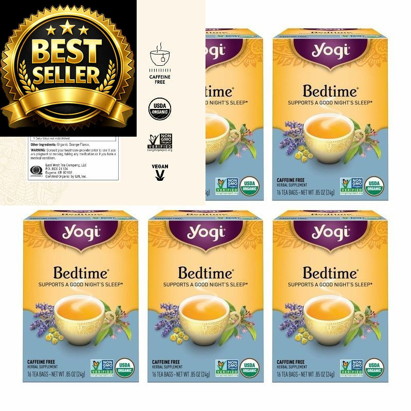 Yogi Tea – Bedtime (6 Pack) – Supports a Good Night’s 16 Count (Pack of 6)
