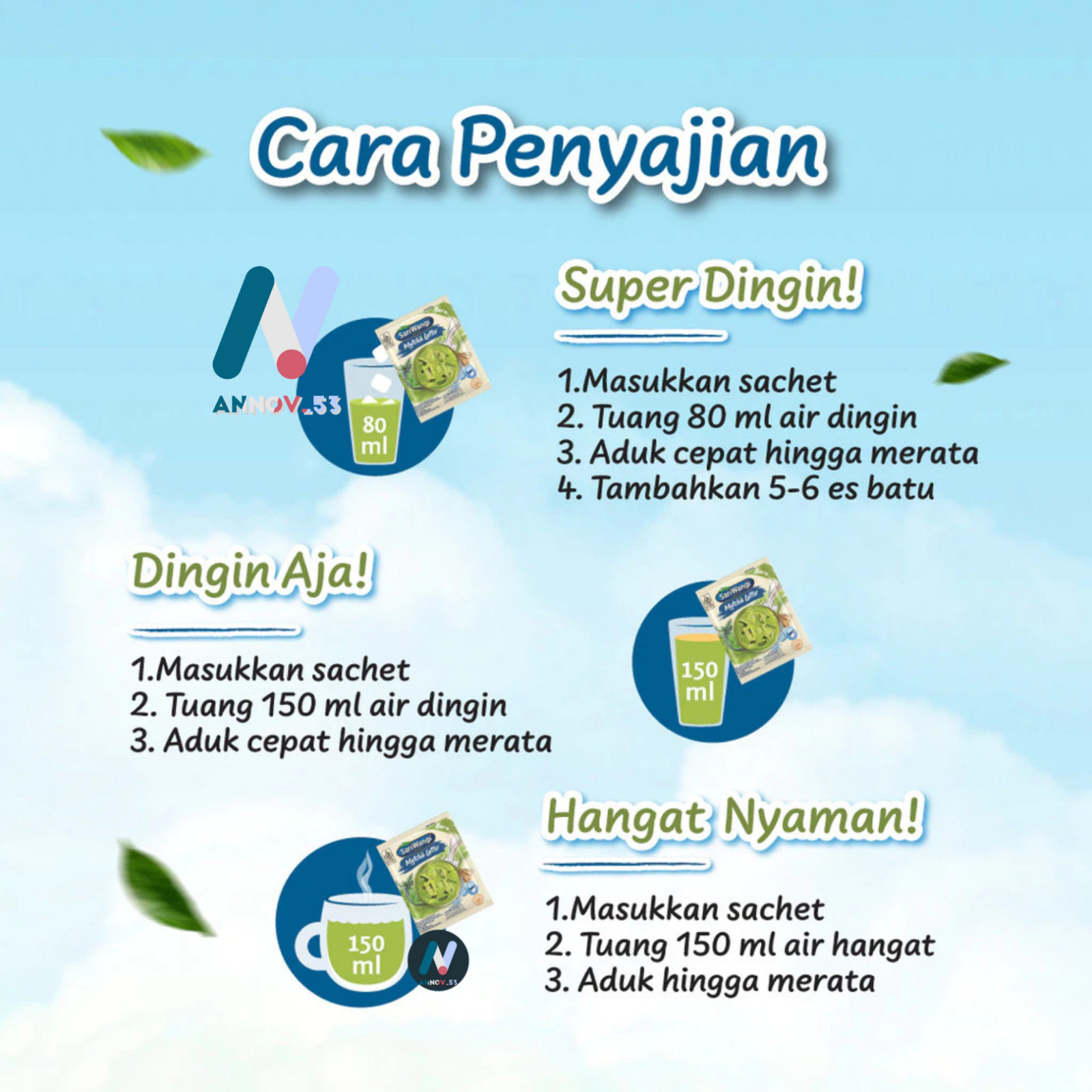 SARIWANGI Matcha Latte Earl Grey Milk Green Tea Drink Super Food Mood Booster