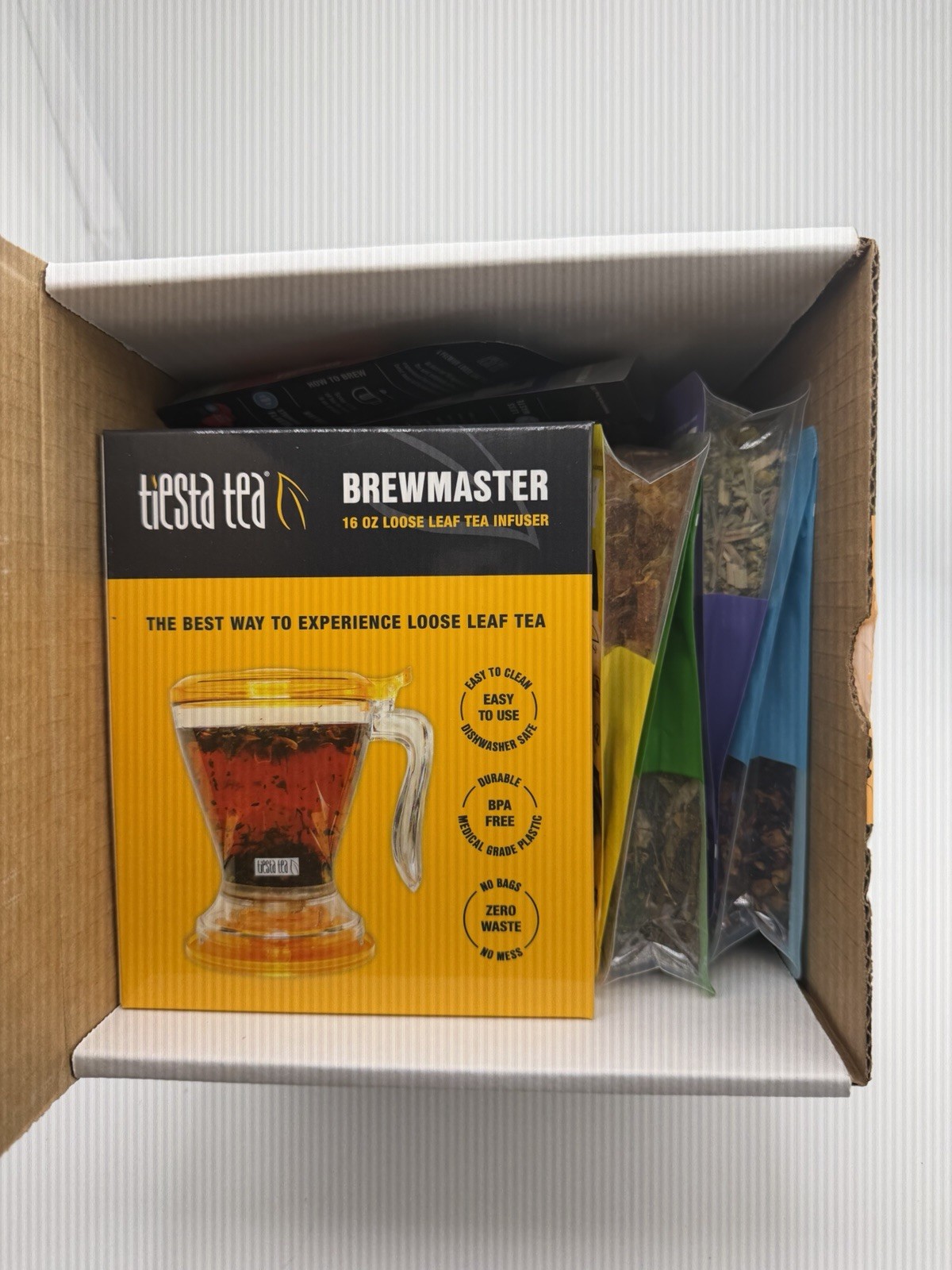 Tiesta Tea Premium Loose Leaf Tea: 6 Loose Leaf Tea Blends with 16oz Infuser.