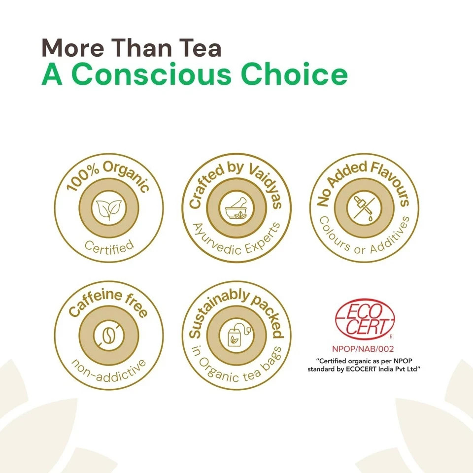 Maharishi Ayurveda All Natural Vata Calm Herbal Tea, 20 Tea Bag