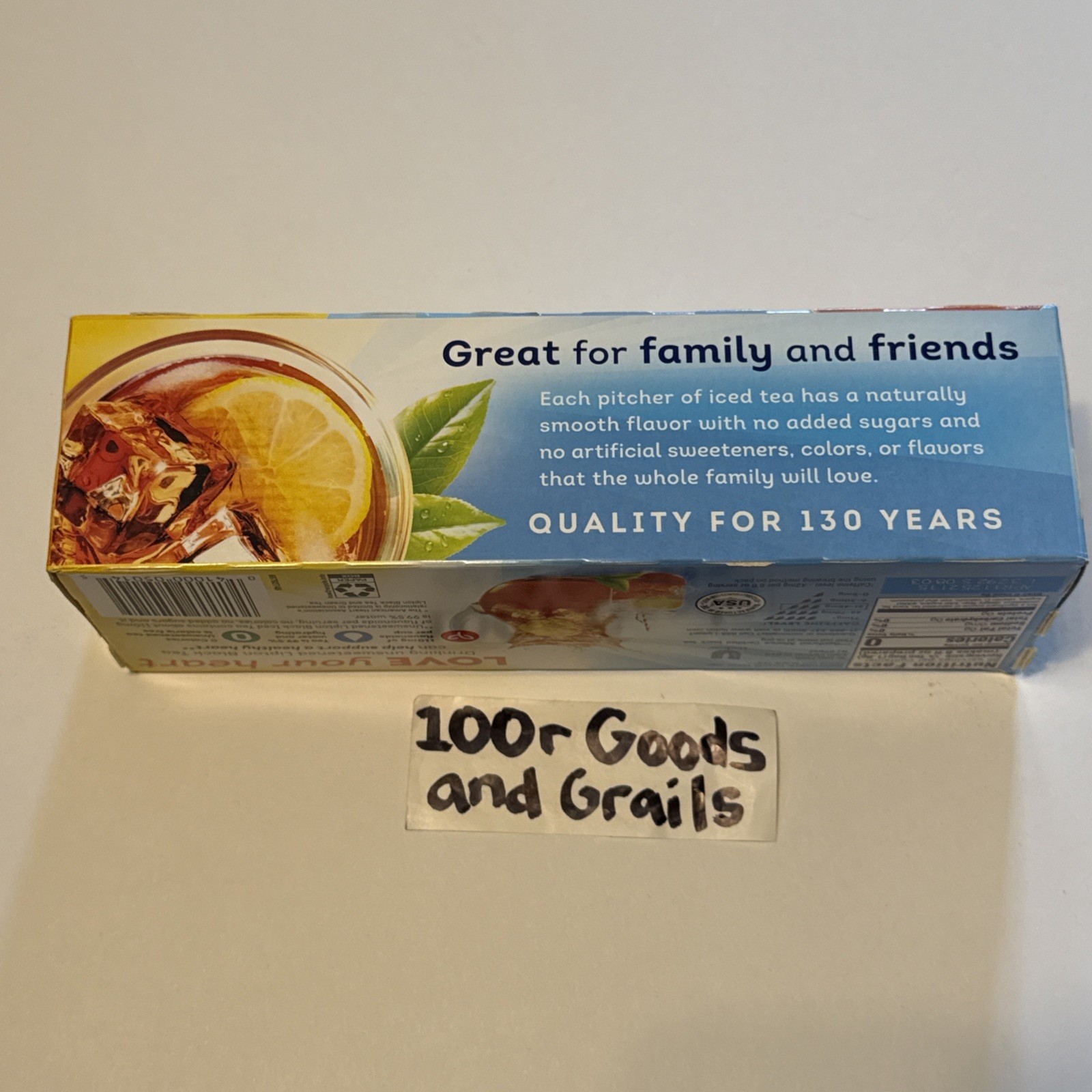 Lipton Iced Tea Blended Tea Bags 24 Ct 6 Oz Lot of 10 Boxes Exp 04/2025 New