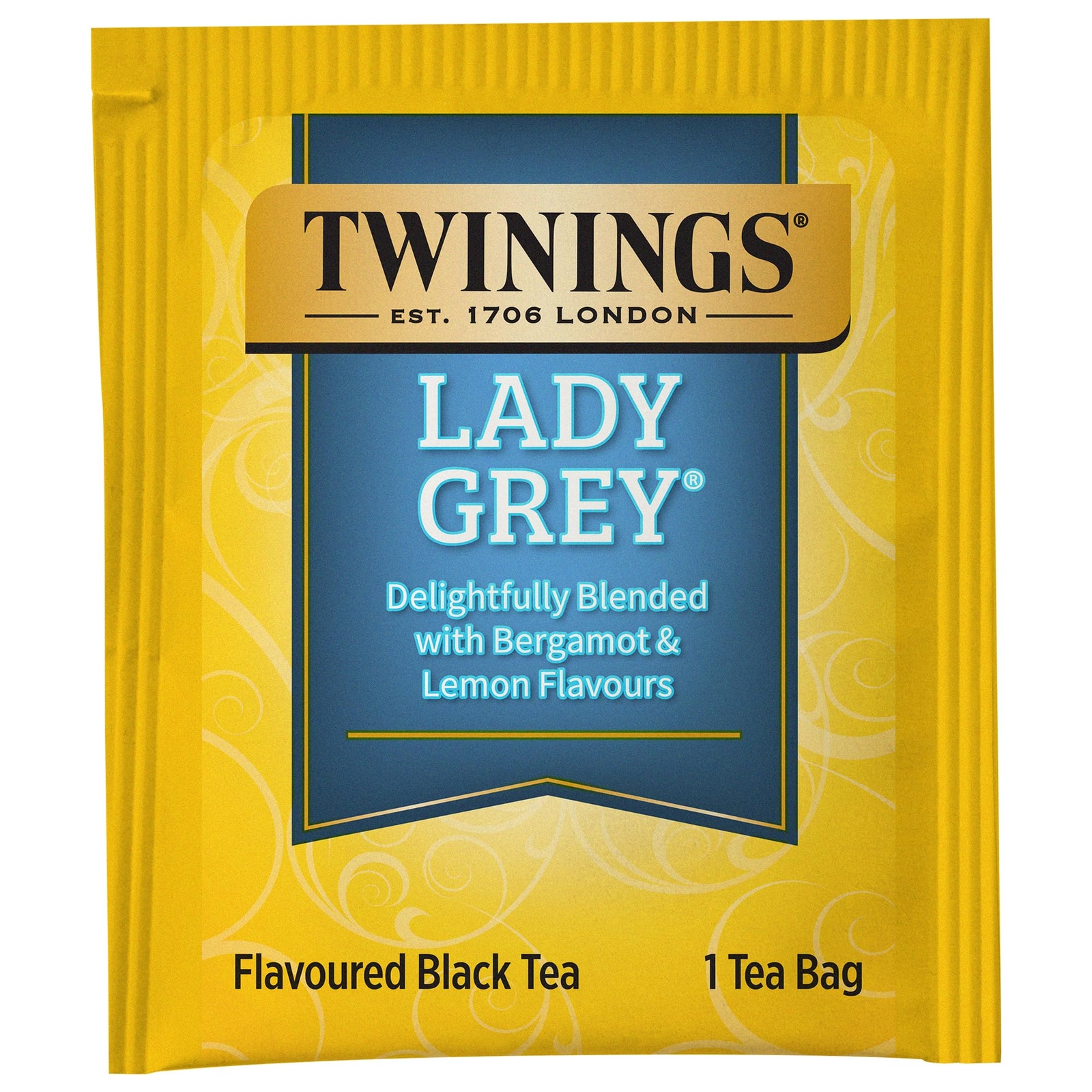 Lady Grey Black Tea 100 Individually Wrapped Tea Bags Orange Peel & L