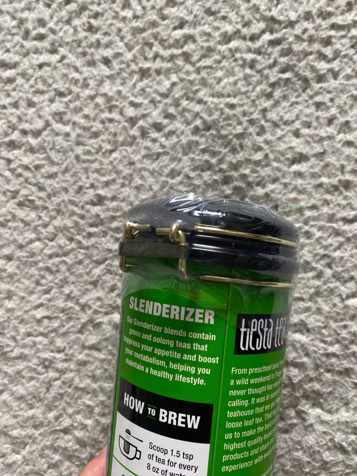 Tiesta Tea Pineapple Blues Blueberry Pineapple Green Tea Caffeine 5.0 oz