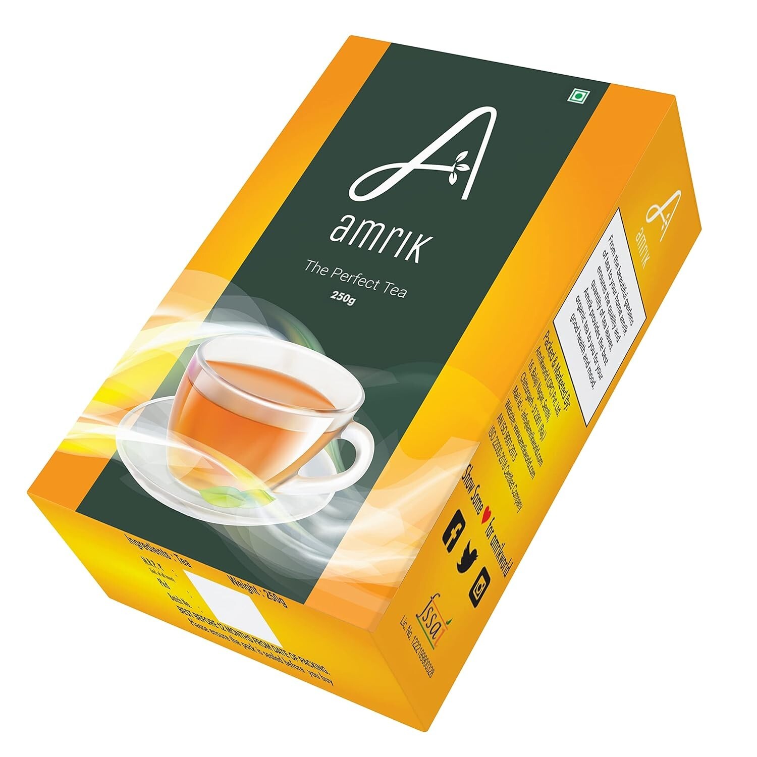 Amrik Premium tea with Aromatic long leaves | Rich & Strong Chai | 250gram