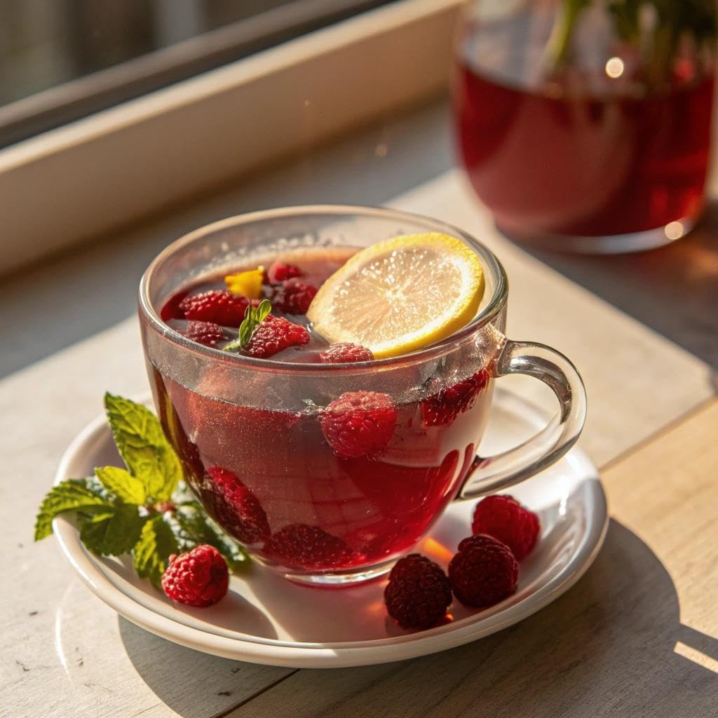Twinings Raspberry & Lemon Herbal Tea 20 Count (Pack of 1), No Color