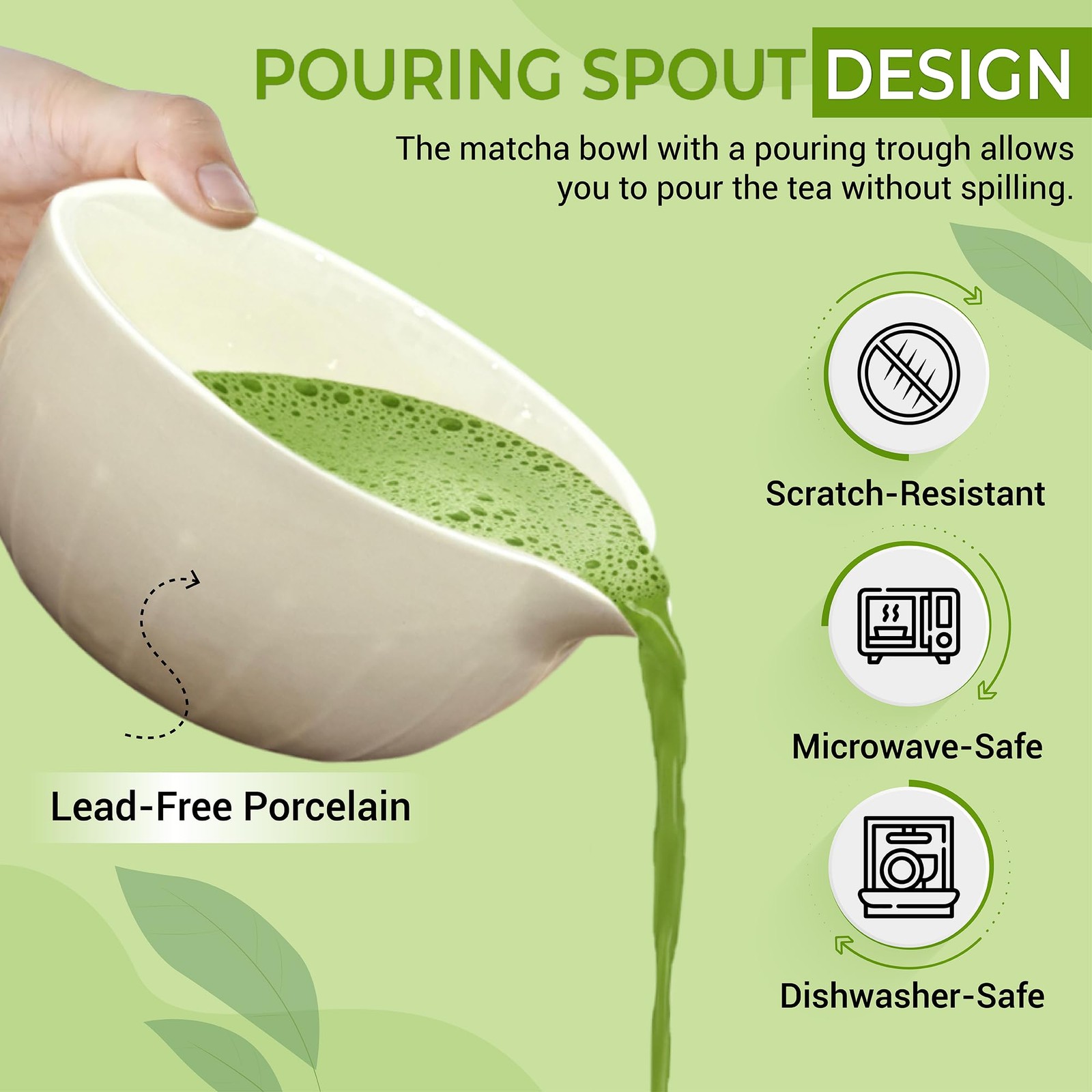 Matcha Whisk Set with Matcha Bowl – Matcha Set Frother, Whisk, Matcha Spoon, …