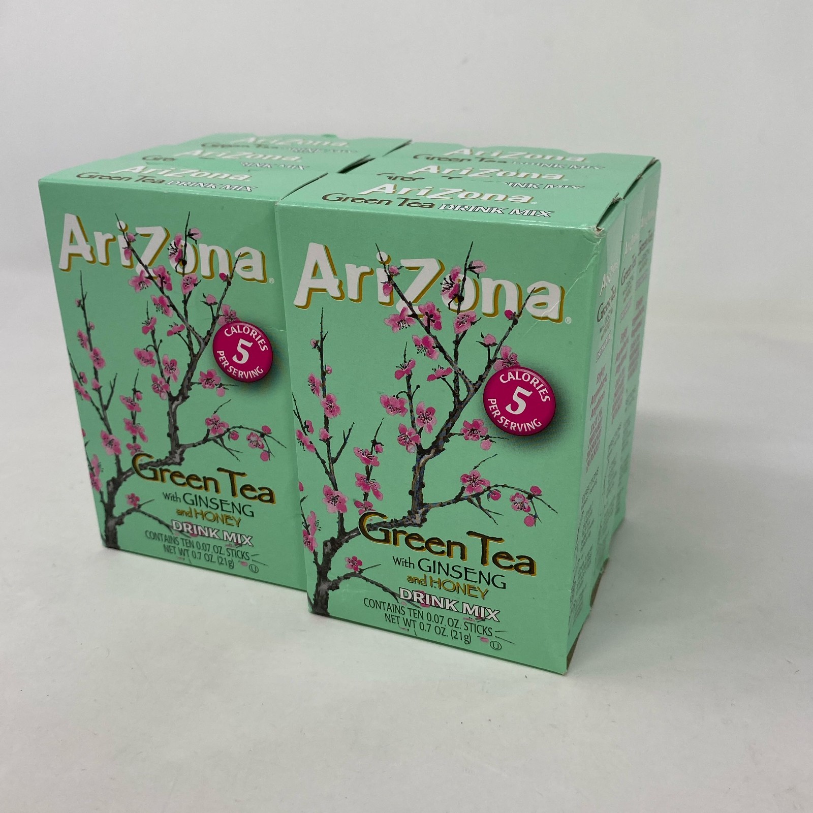 AriZona Green Tea Stix Sugar-Free 10ct x 6 Boxes, Mint Green