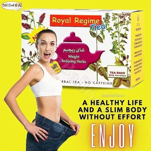 ROYAL REGIME Weight Loss Diet Slimming 50 Tea Bags ( 2 PACKS ) (USA FREE SHIP)