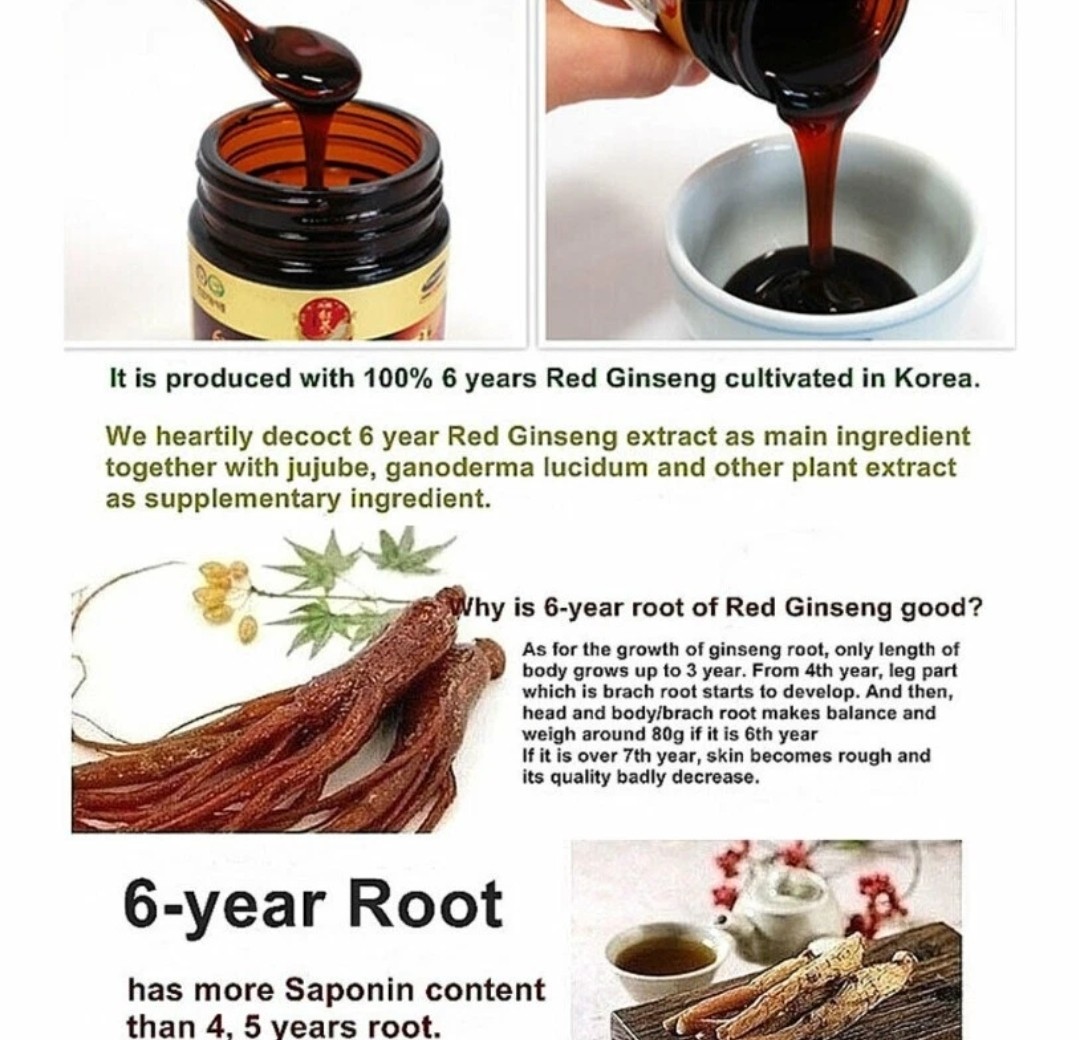 [The Jon Health]Honeyed Korean 6 Years Red Ginseng Extract 240g*4p(33.86 oz)