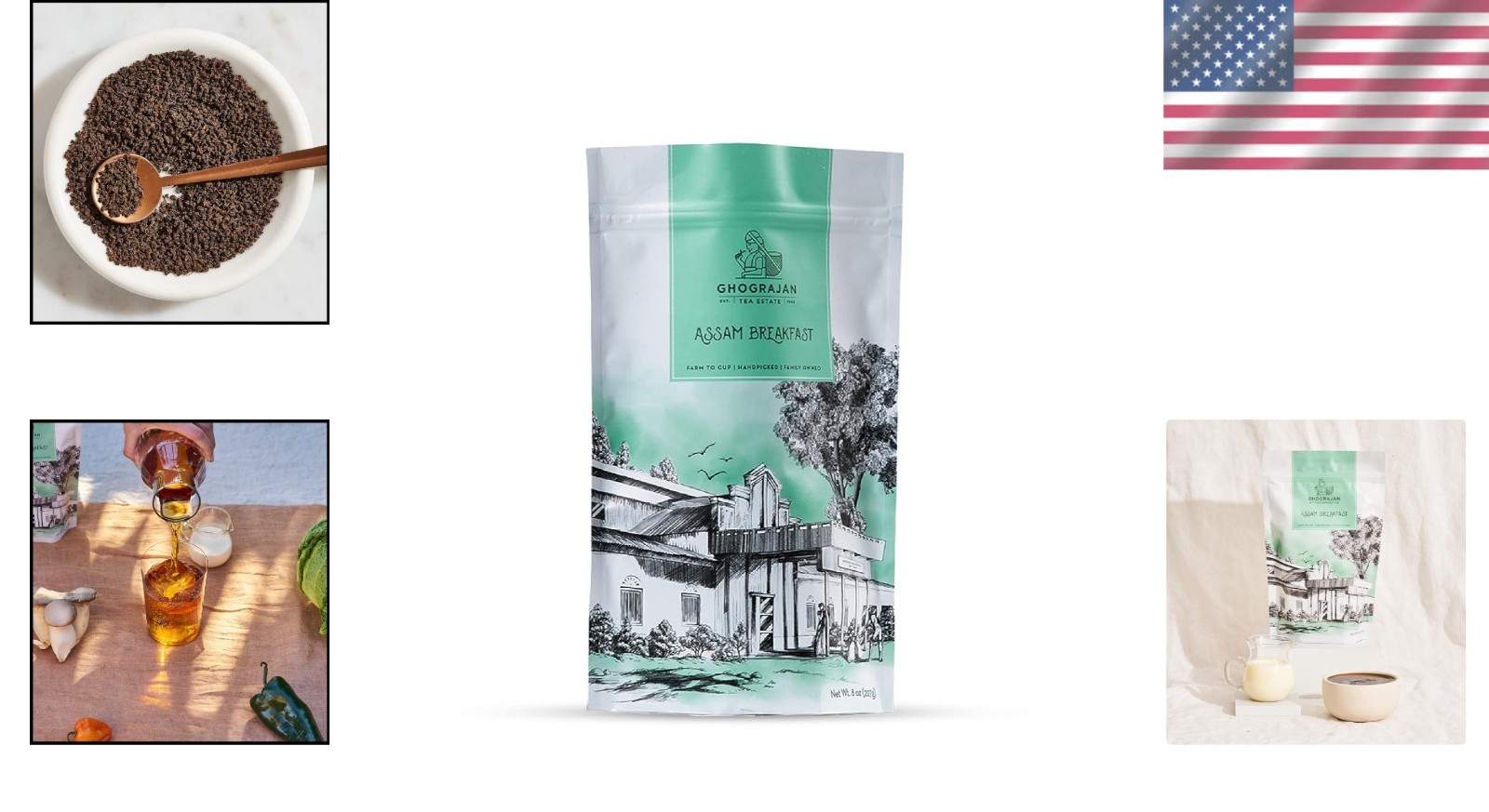 Sustainable Assam Breakfast Tea – Stash in Eco-Friendly Pouch – 1 lb
