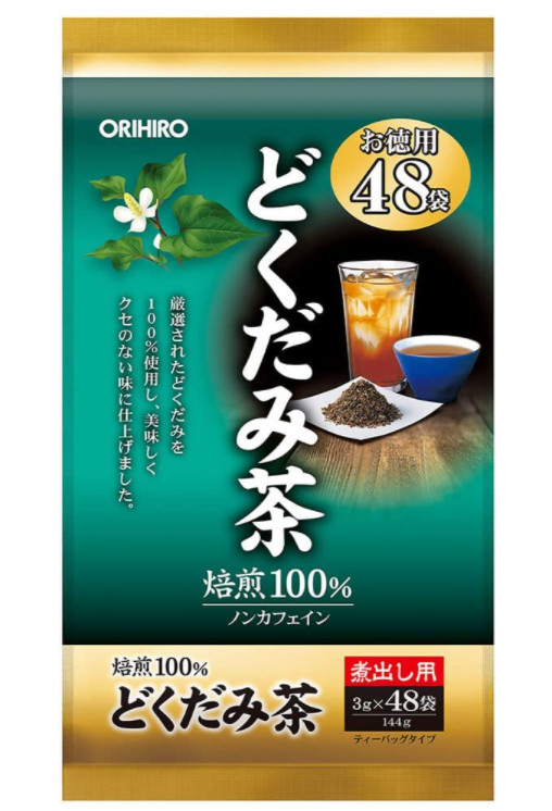 Orihiro Houttuynia Dokudami Tea bag 48 bags Fish mint from Japan