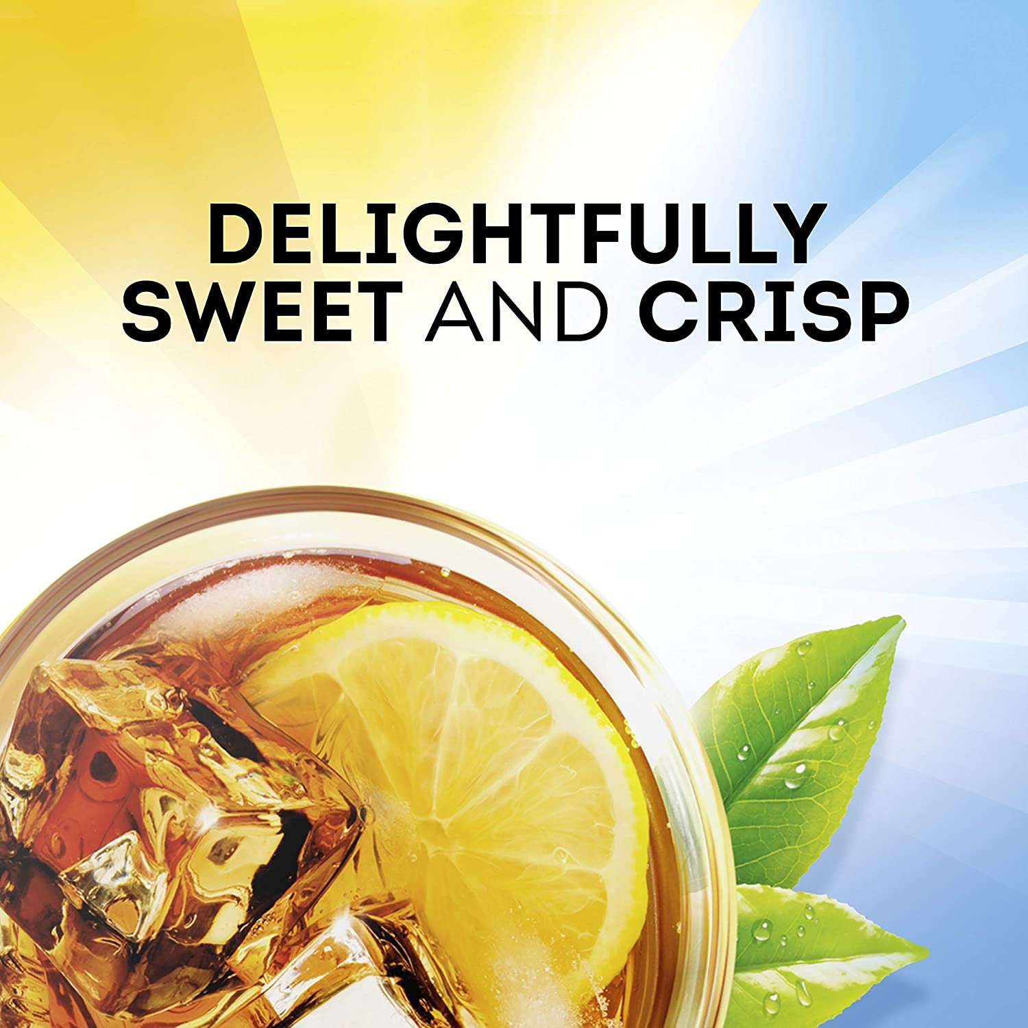 Lipton Family-Sized Black Iced Tea Bags, Southern Sweet Tea 22 Ct (Pack of 6)