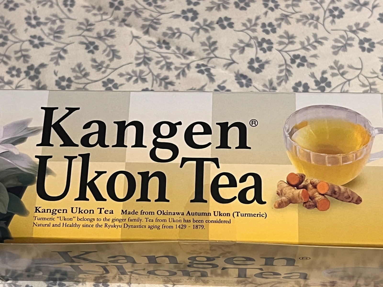 Kangen Ukon Turmeric tea 60bags 100% Organic By Enagic Sealed New Exp 12/17/2027