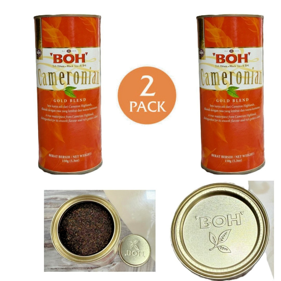 Boh Cameronian Black Tea Smooth Flavour Rich Golden Blend Tea 150g – 2 Packs