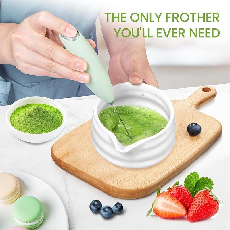 Matcha Whisk Set Bowl Scoop Strainer Cloth Holder Japanese Tea Ceremony New