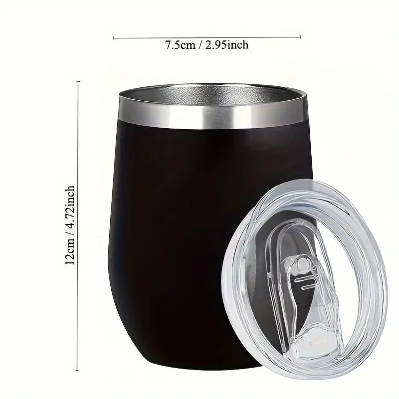 3pcs Stainless Steel Yerba Mate Cup Set: 350ML Gourd, Bombillas & Brush