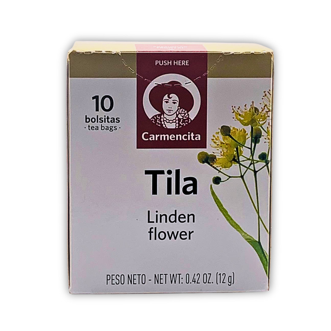 12x Carmencita Linden Flower Tea – Tila Herbal Infusion – 10 Bags Each Box
