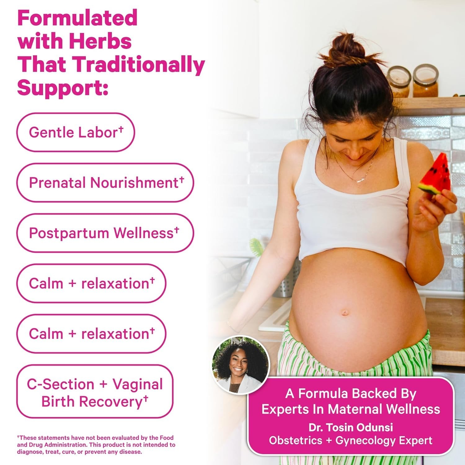 Sweet Floral Tea Blend for Third Trimester Pregnancy and Postpartum Recovery