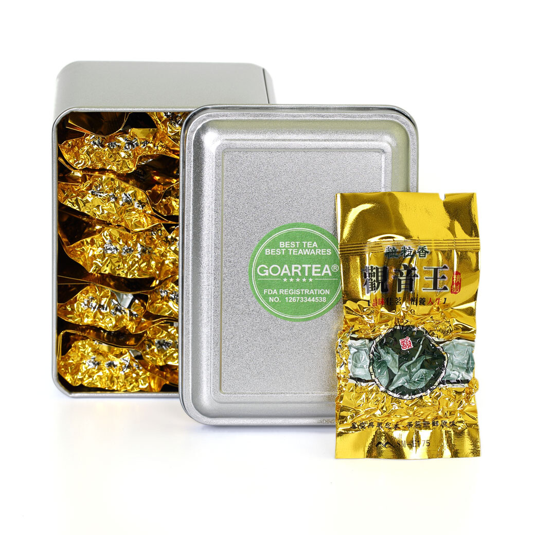 GOARTEA 10Pcs*8g Nonpareil Supreme Tie Guan Yin Oolong Tea Fujian Iron Goddess