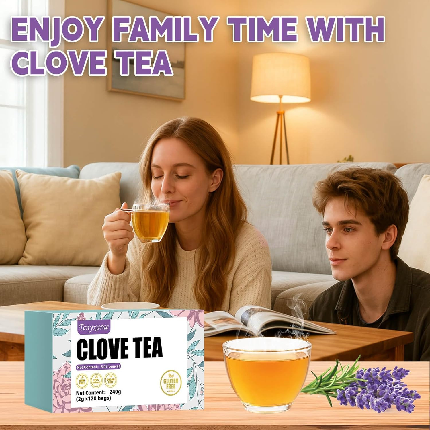 Clove Tea Bags–120 Teabags (2G/Bag), Made from 100% Natural Clove Flower Buds |