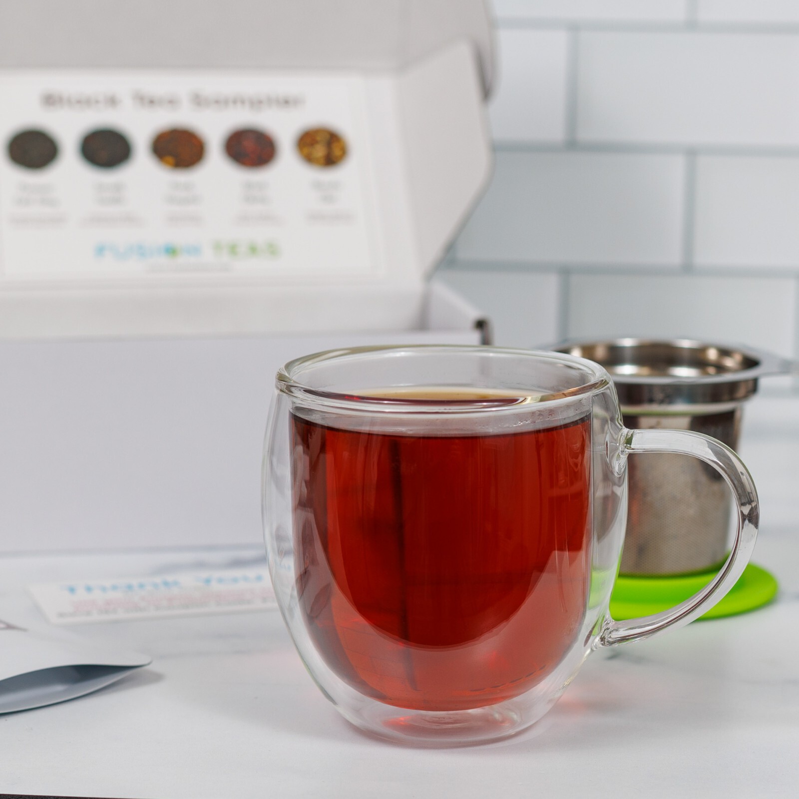 Black Tea Sampler – 5 Best Selling Loose Leaf Teas (Makes 40+ Cups) Fusion Teas