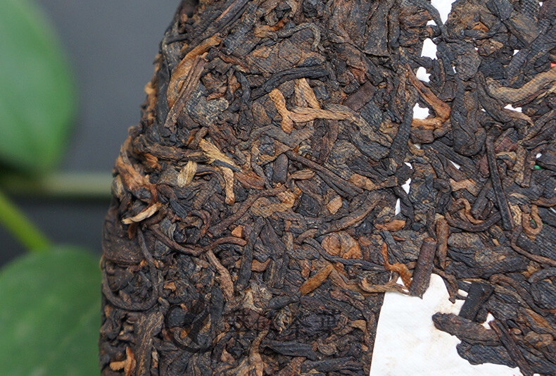 High Mountain Arbor Materials Xiaguan FT7573 Puerh Puer Ripe Tea Cake 357g 2017