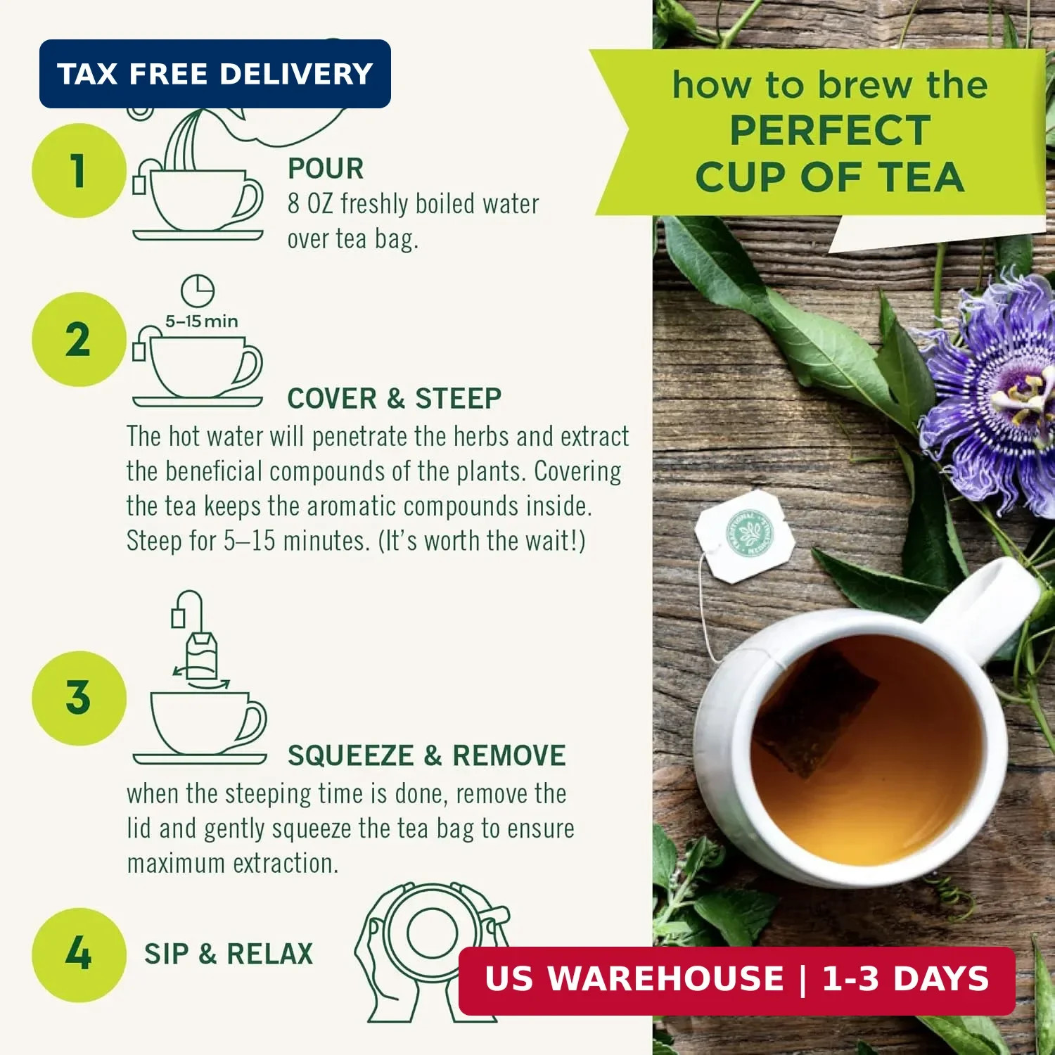 Traditional Medicinals Organic, Chamomile Tea – Supports Stress Relief and Relax