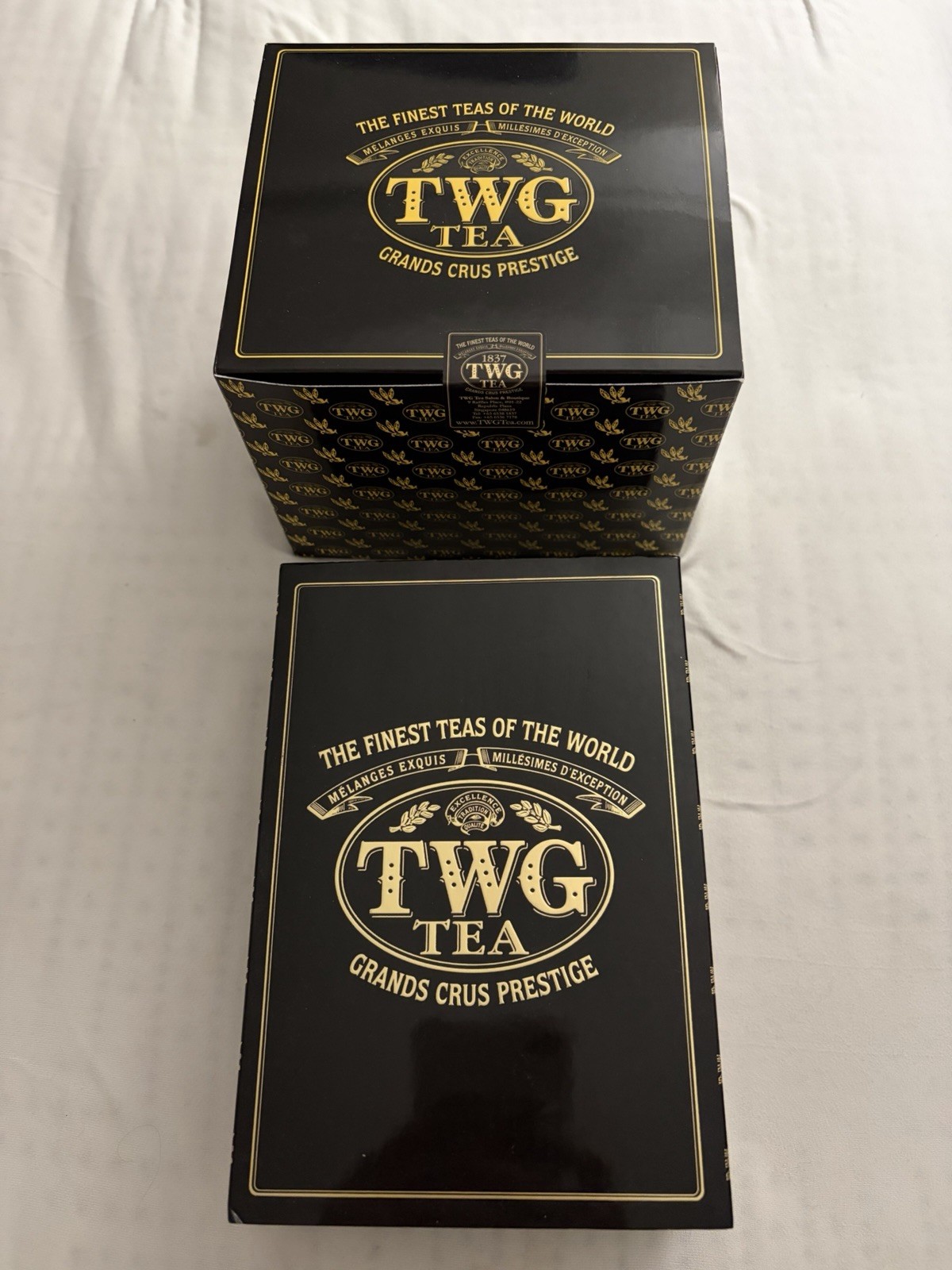 TWG Tea Set (French Earl Grey & New York Breakfast) 100g Each with TWG Mug Gift