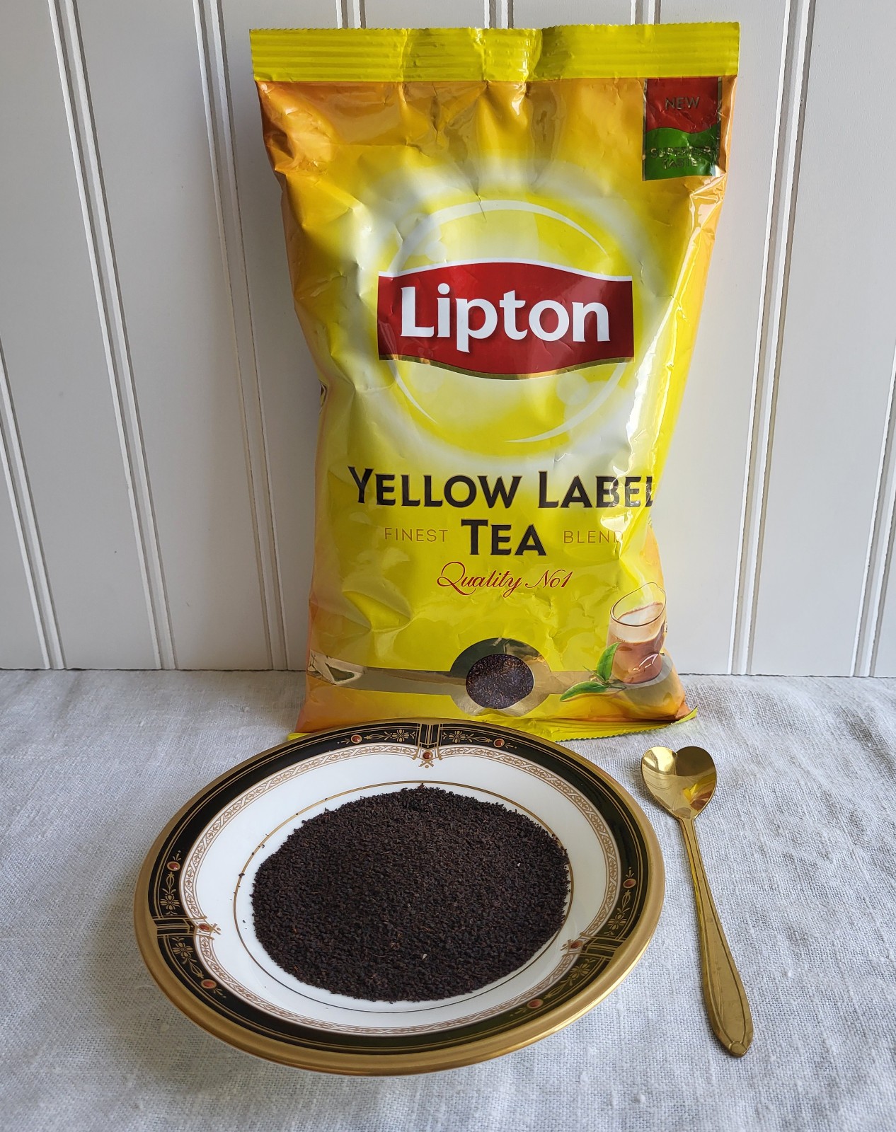 New LIPTON YELLOW LABEL LOOSE LEAF BLACK TEA 480 g / 1 lb – 1 Bag Pack