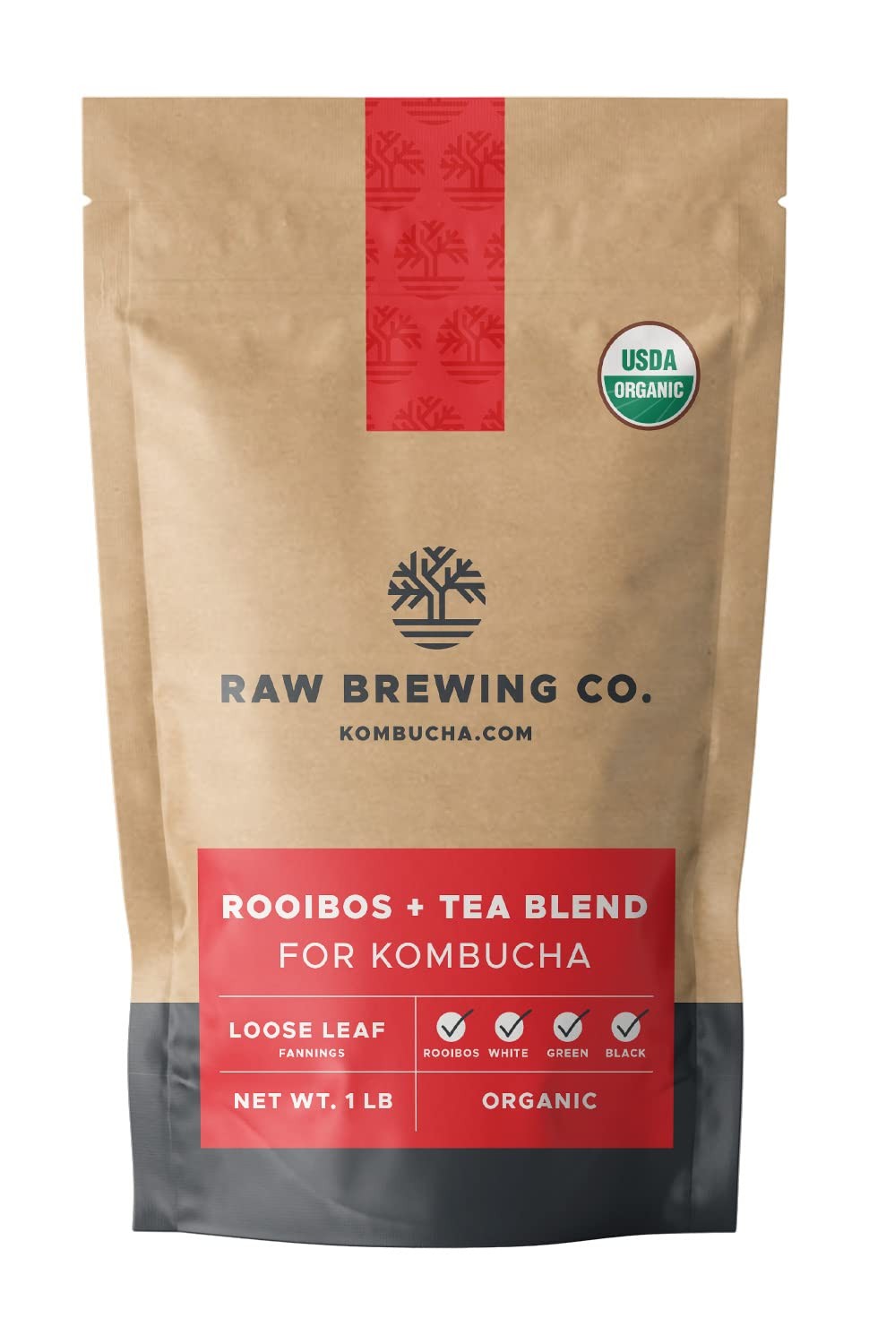 Kombucha.com Certified Organic Loose Leaf Rooibos & Tea – Kombucha Brewing Bl…