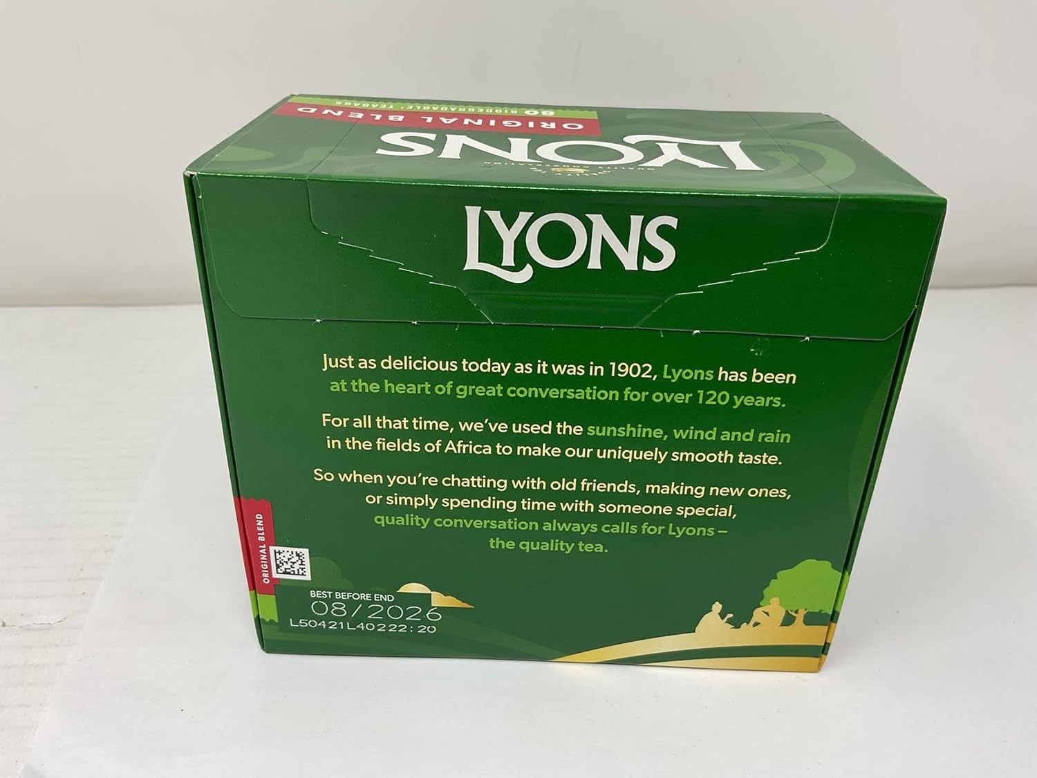 Lyons Original Blend Black Tea – 80 Pyramid Tea Bags (250 g) – Premium Dublin
