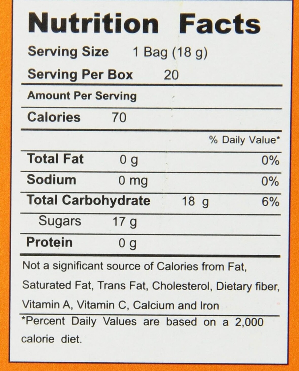 TAS Instant Ginger Thai Style Tea 12oz – 20 Bags Herbal Drink Mix
