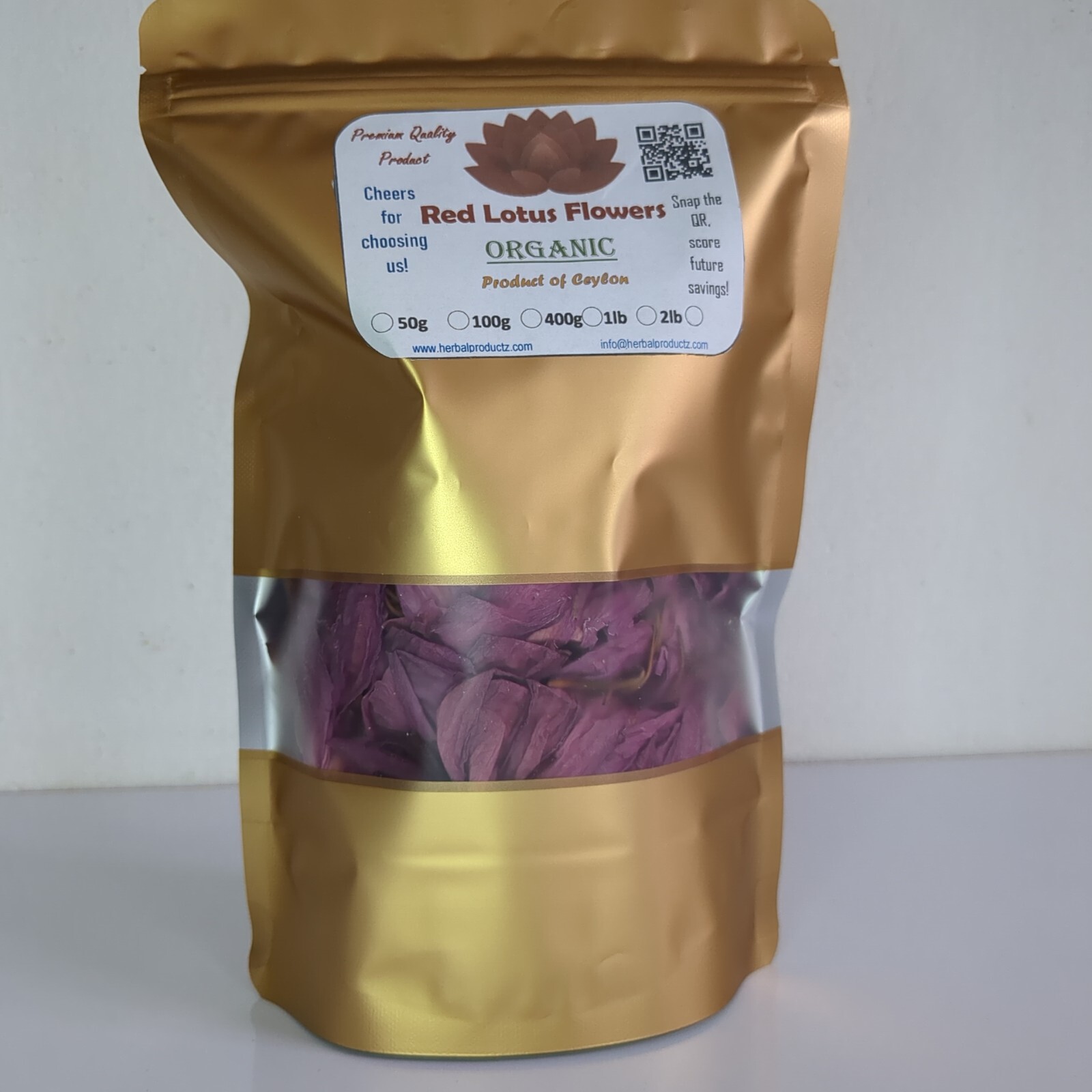 Dried Red Lotus| Nymphaea Rubra 100% Hand Picked Ceylon Natural Organic Herb Tea
