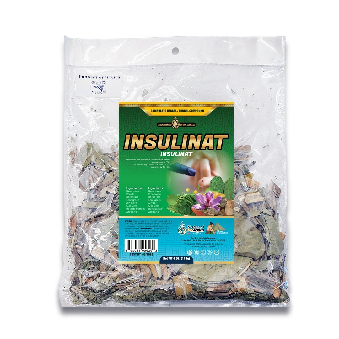 Insulinat Compuesto Te Herbal 4 oz. Insulinat Herbal Tea 4 Oz. Natural de Mexico