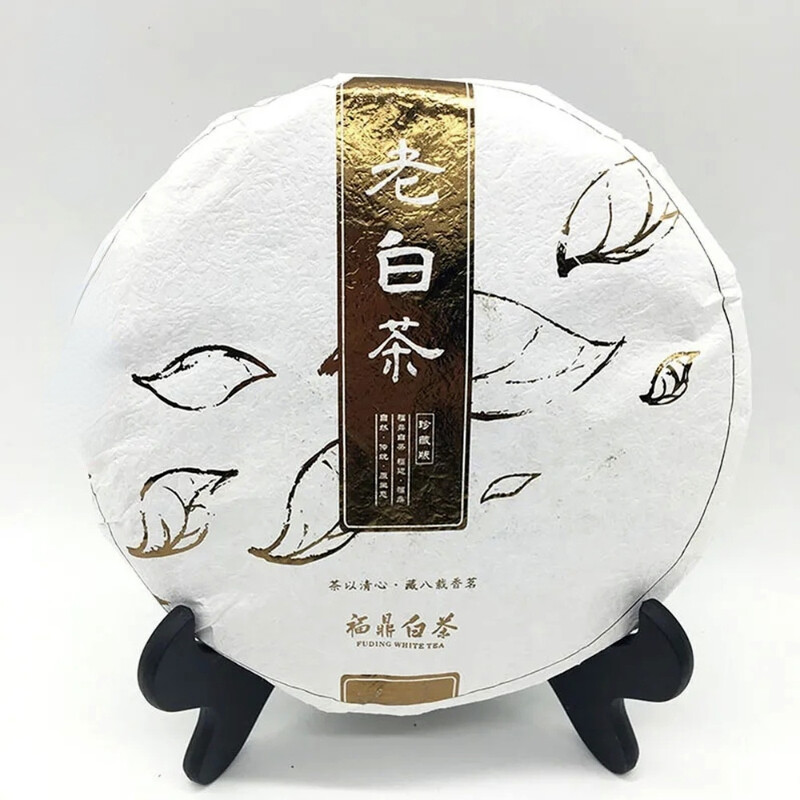 Organic Fuding Bai Mu Dan White Tea Cake 350g Natural Herbal Energy Detox Tea