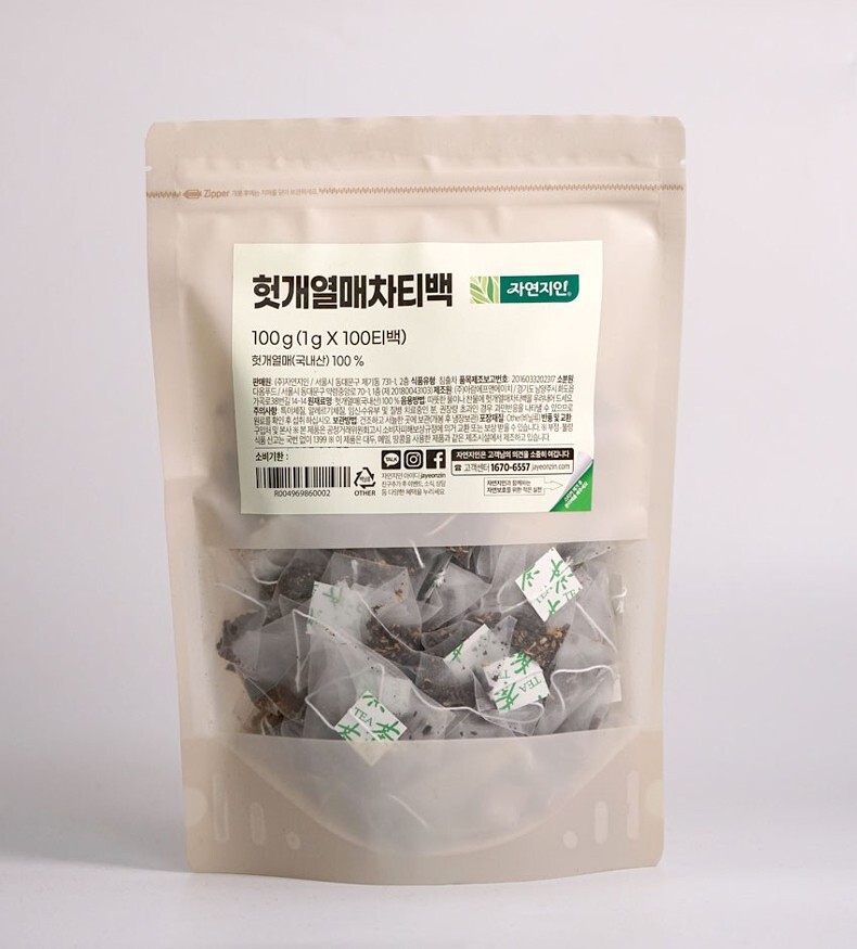 Natural Hovenia tree fruit tea triangle tea bag (1.0g x 100 Tea bags)