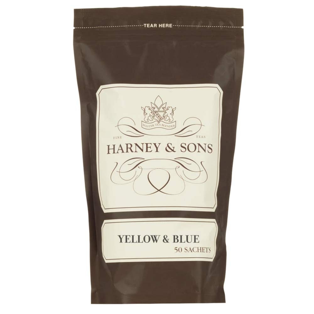 50 Count Caffeine Free Herbal Tea Sachets Floral Chamomile Lavender Blend