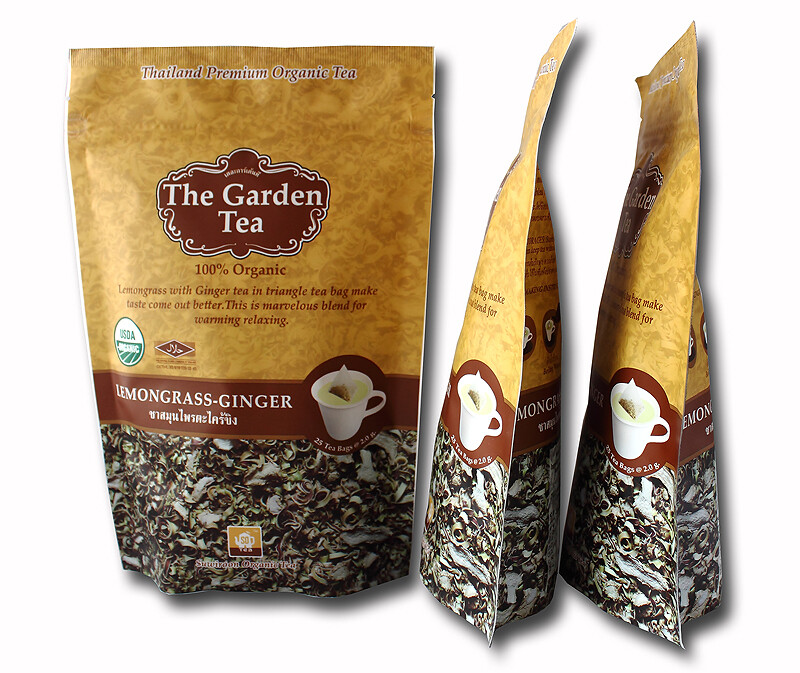 The Garden Tea Lemongrass and Ginger Thailand Premium Organic Tea (25 teabags)