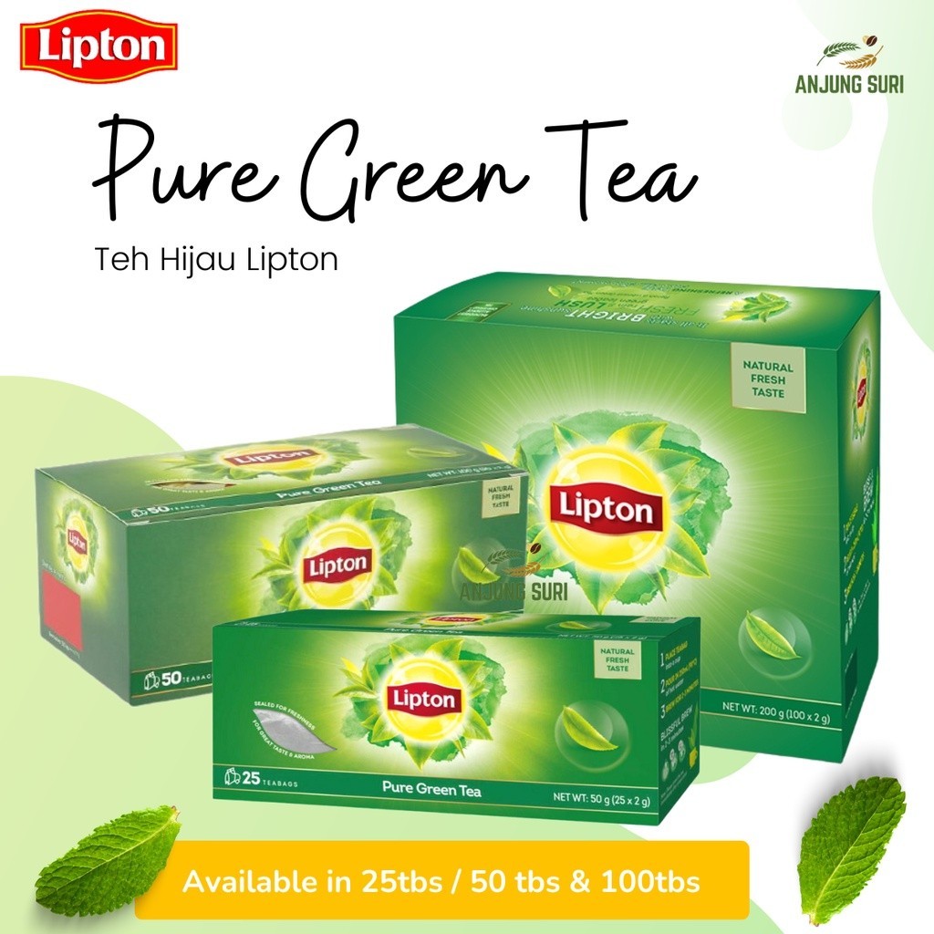 Lipton Green Tea bag (50 Bags in 1 box) free shipping and 10 tea bag