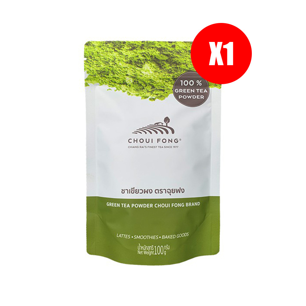 CHOUI FONG 100% Matcha Green Tea Powder 100 g Product of Thailand
