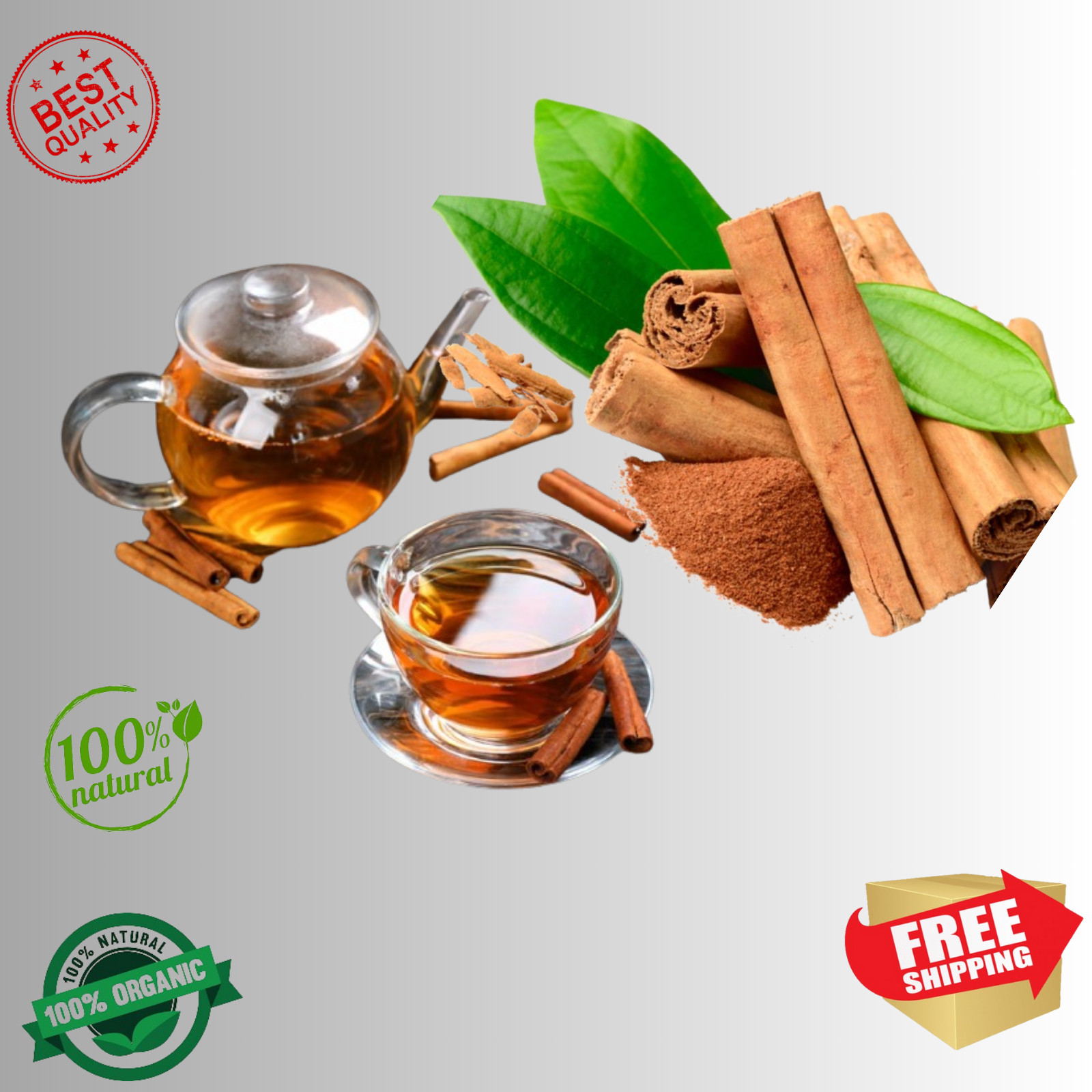 Ceylon Cinnamon Tea 25 Bags | Balance blood sugar | 100% natural herbal drink.