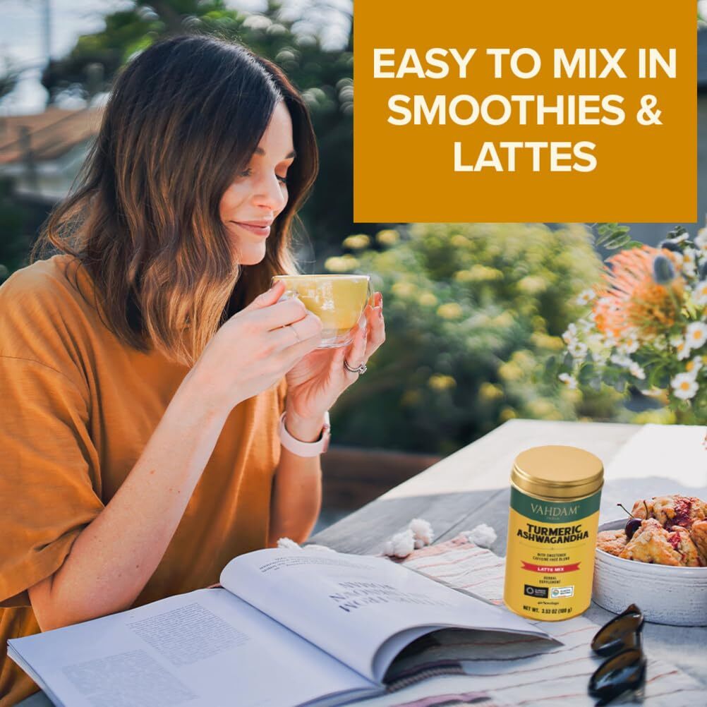 Golden Milk Recovery & Nourishing Latte Mix – Ashwagandha with Turmeric Curc…