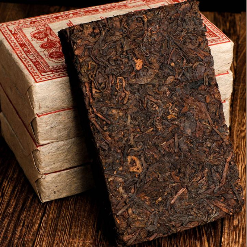 1000g Yunnan Aged Pu-erh Cooked Tea Brick Old Pu-erh Ripe Tea Organic Pu’er Tea