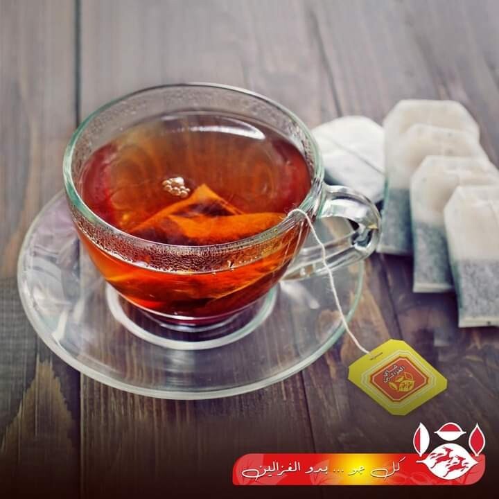 Alghazaleen Black Original Arabic Tea, 100 Bags 2g/Box Pure Ceylon. شاي الغزالين