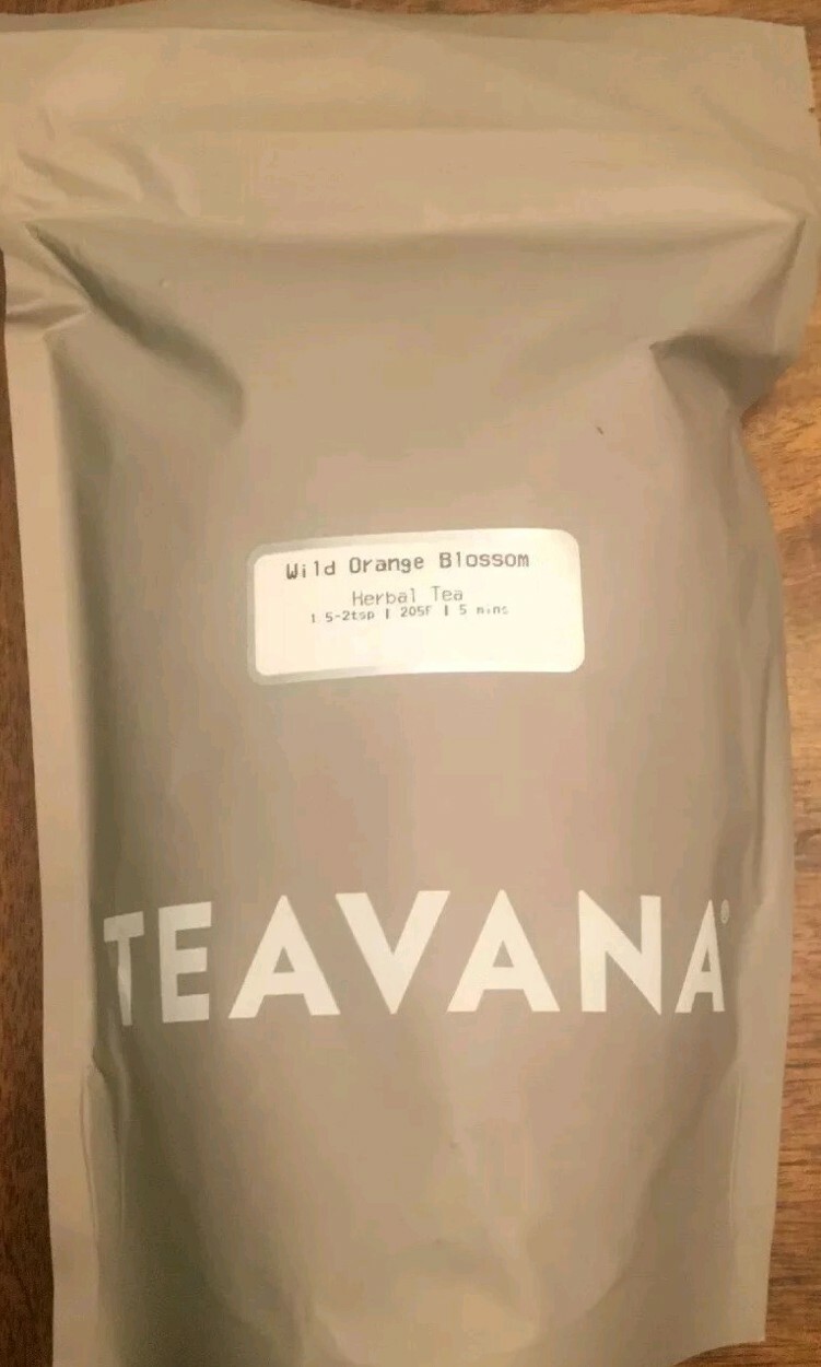 🍓❤️ NEW! TEAVANA DELICIOUS 🍓🍊 2 OZ WILD ORANGE BLOSSOM TEA SEALED BAG! 🍓🍊❤️