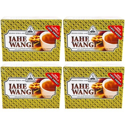 Intrafood Indonesia Ginger Tea Jahe Wangi (15g x 5sachets) Box of 4