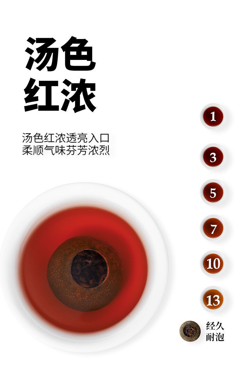 500g Small Green Mandarin Orange Dried Tangerine Peel Pu’er Tea Ripe Tea New Tea